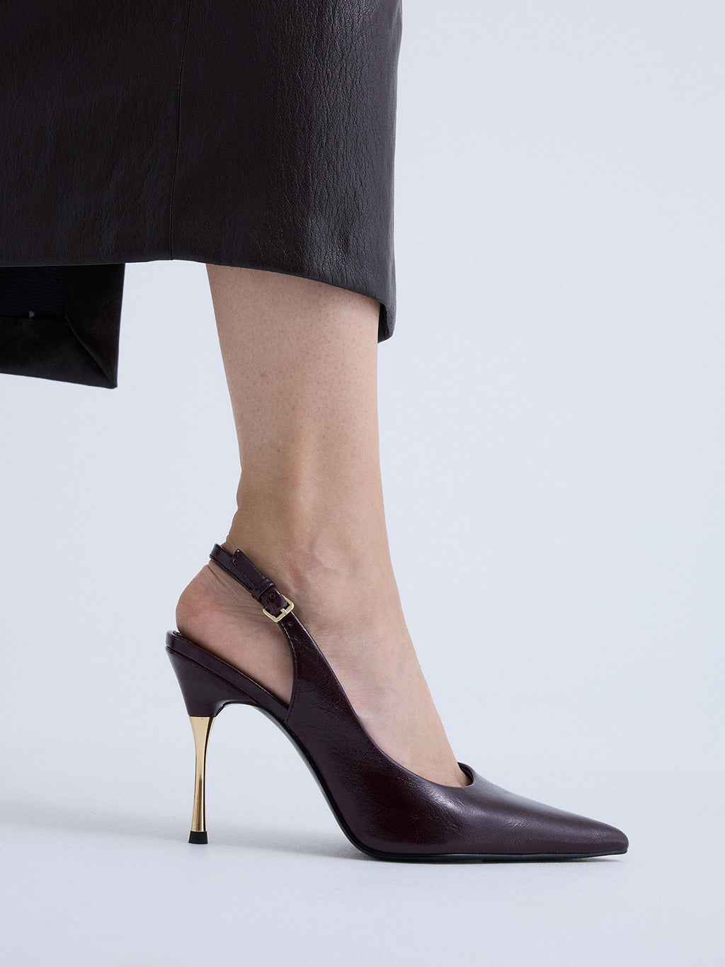 VANESA-101 WRINKLED BORDEAUX