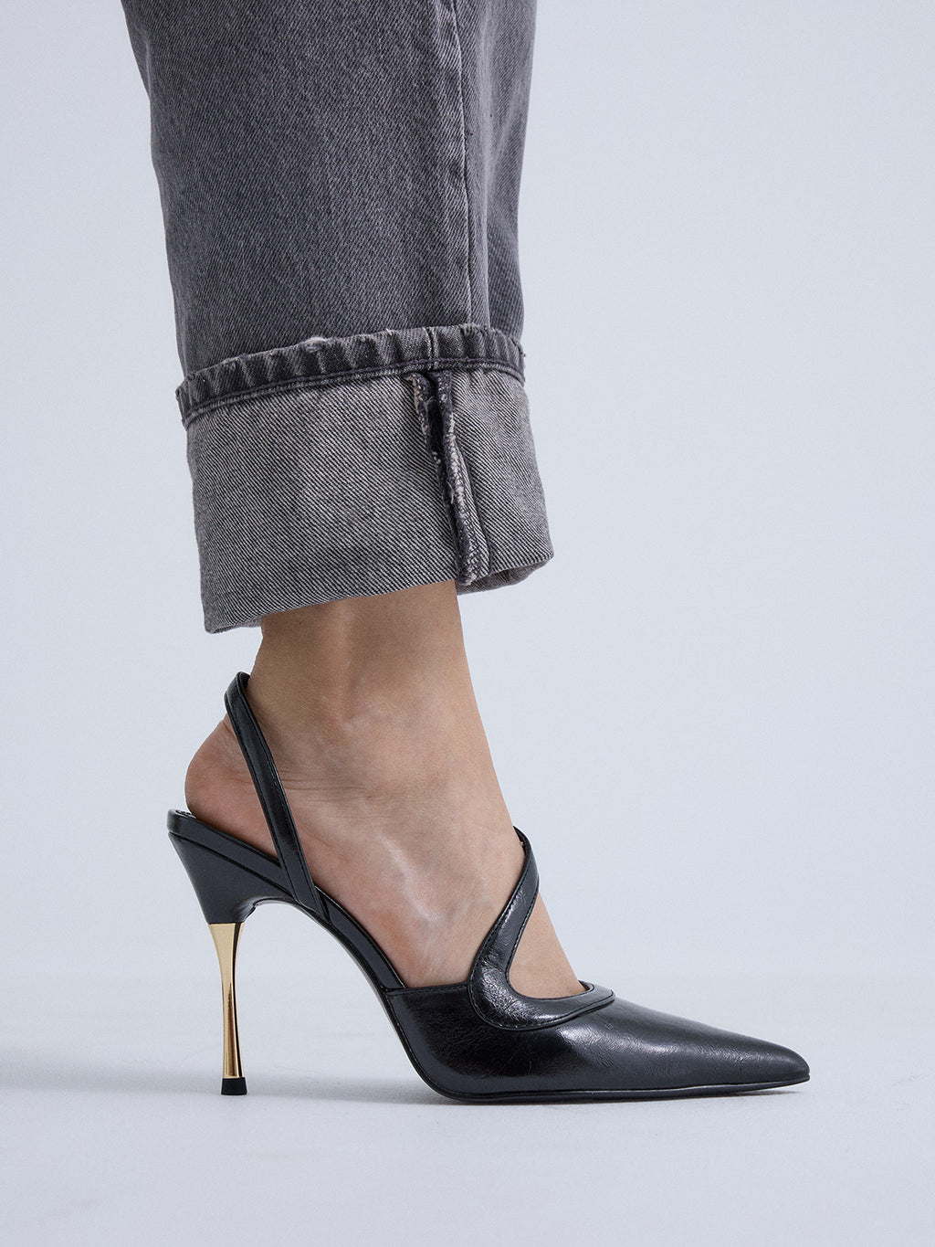 VANESA-120 WRINKLED BLACK