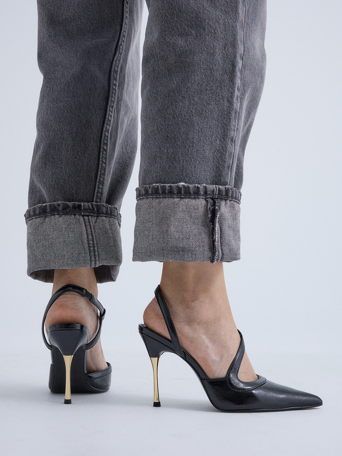 VANESA-120 WRINKLED BLACK