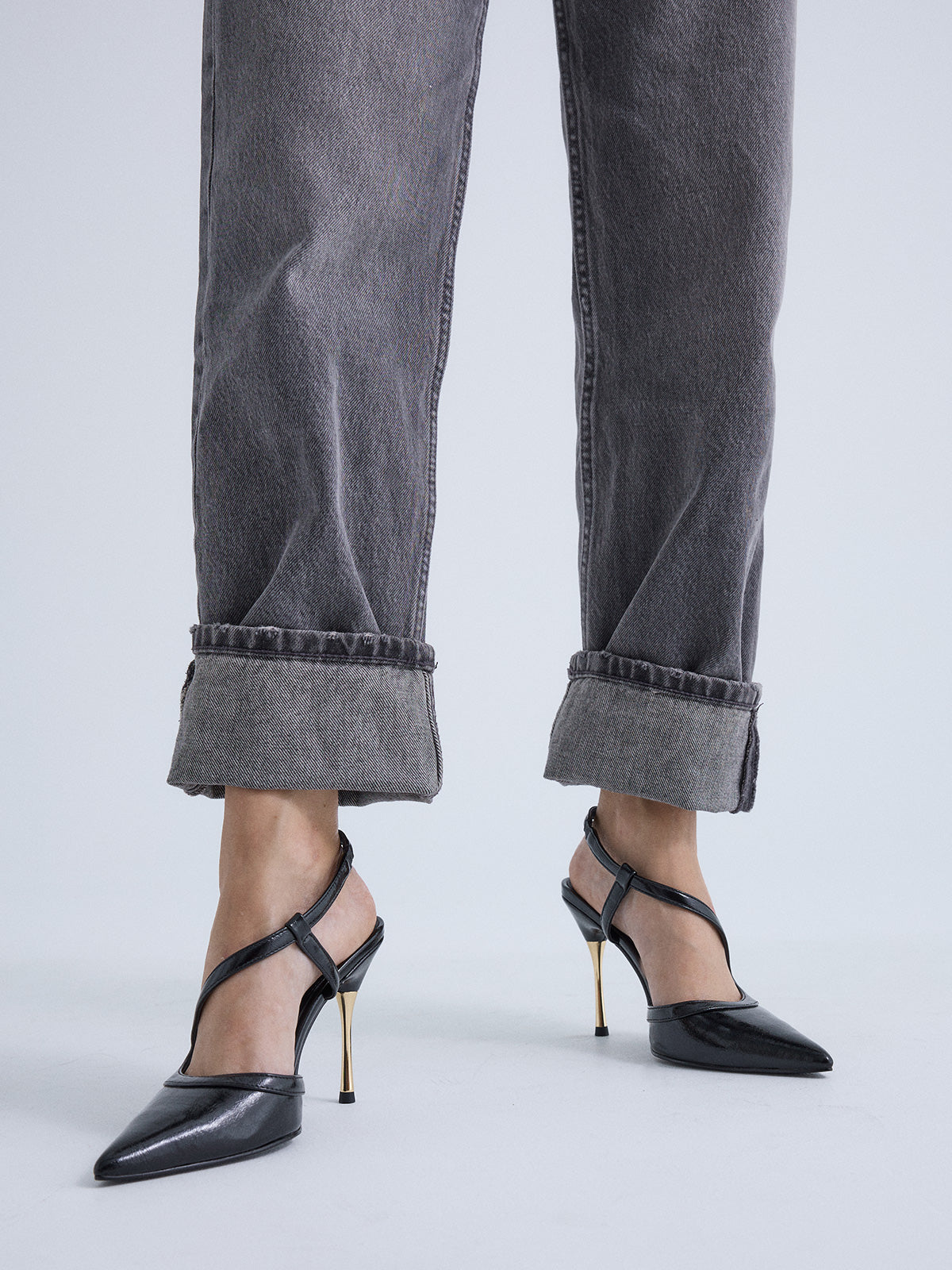 VANESA-120 WRINKLED BLACK