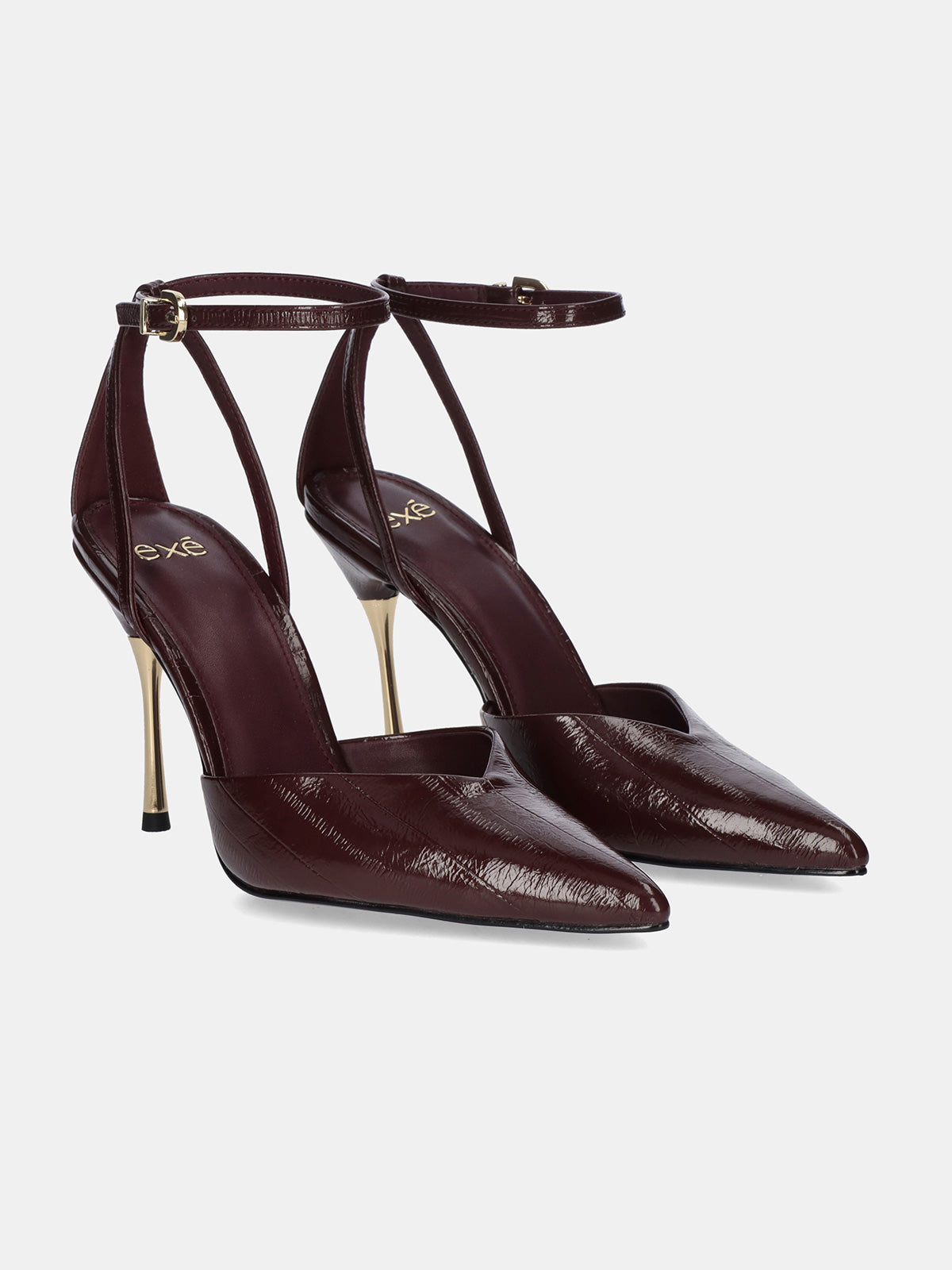 VANESA-125 WRINKLED BORDEAUX
