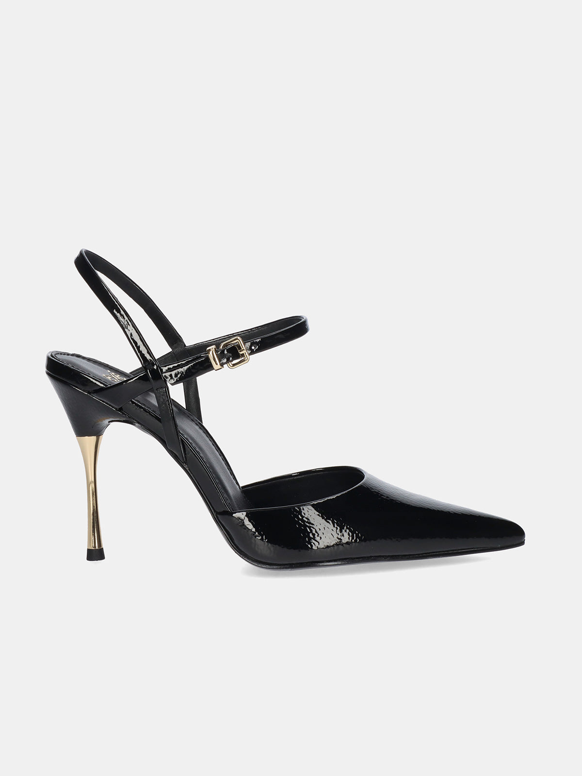 VANESA-130 PATENT BLACK
