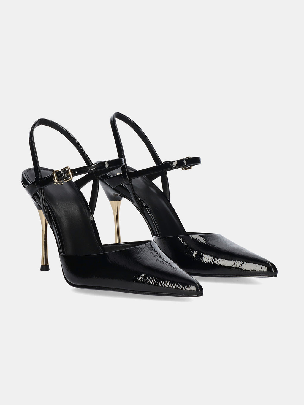 VANESA-130 PATENT BLACK