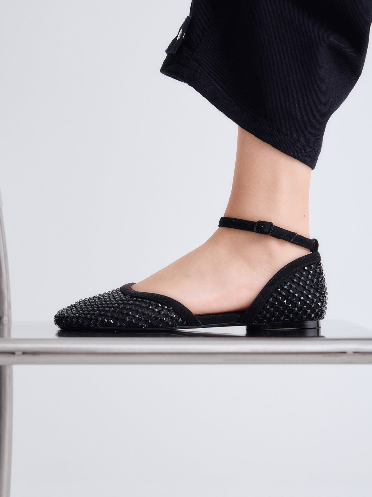 VERONICA-446 STRASS BLACK