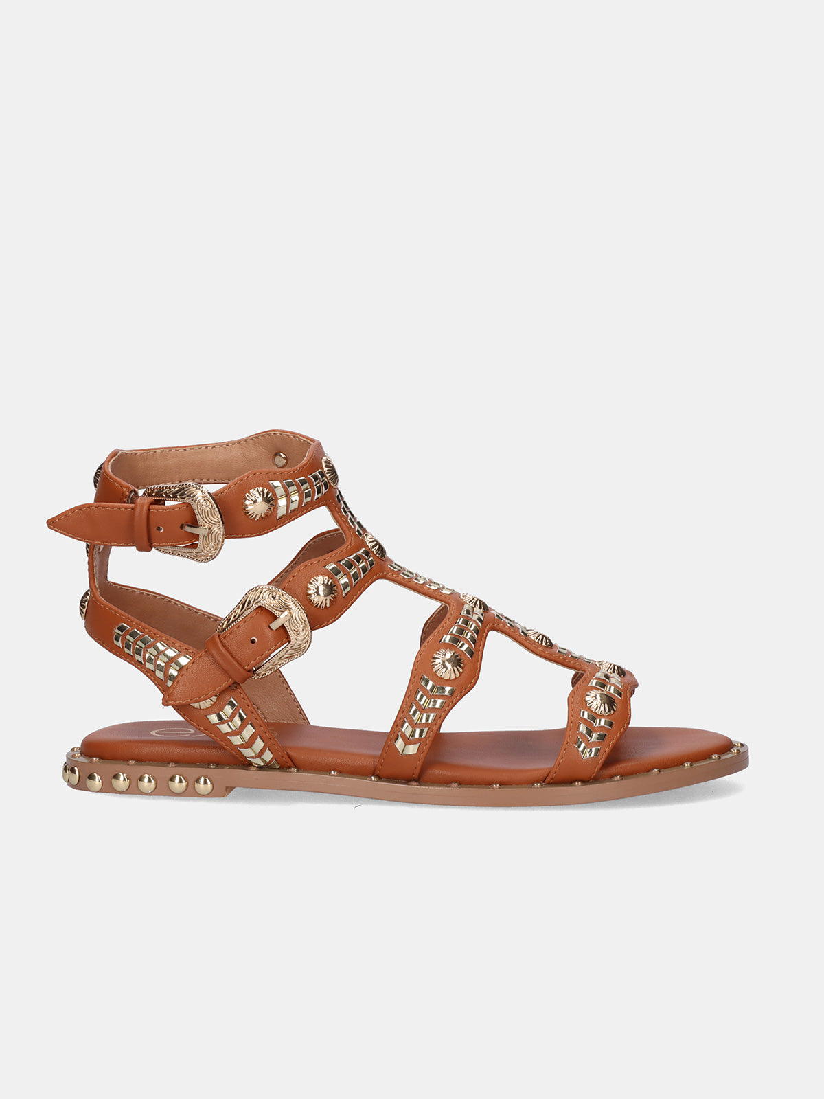 その他 Phantasmal Footsteps(CF/MON089/EN/FAB) FLAT SANDAL EXÉ VF239-80 TAN – Exé Shoes