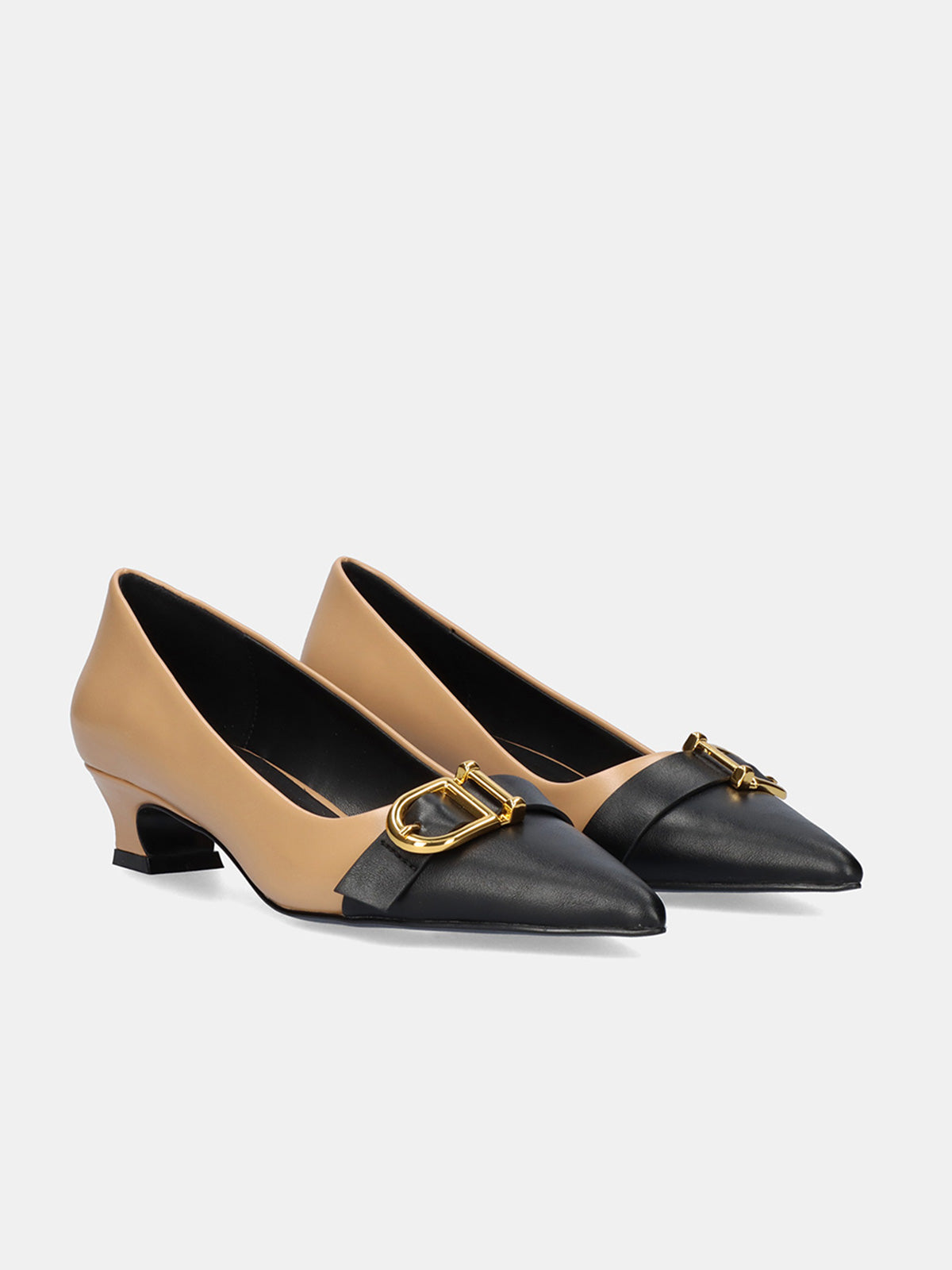 VICTORIA-935 PU BEIGE BLACK