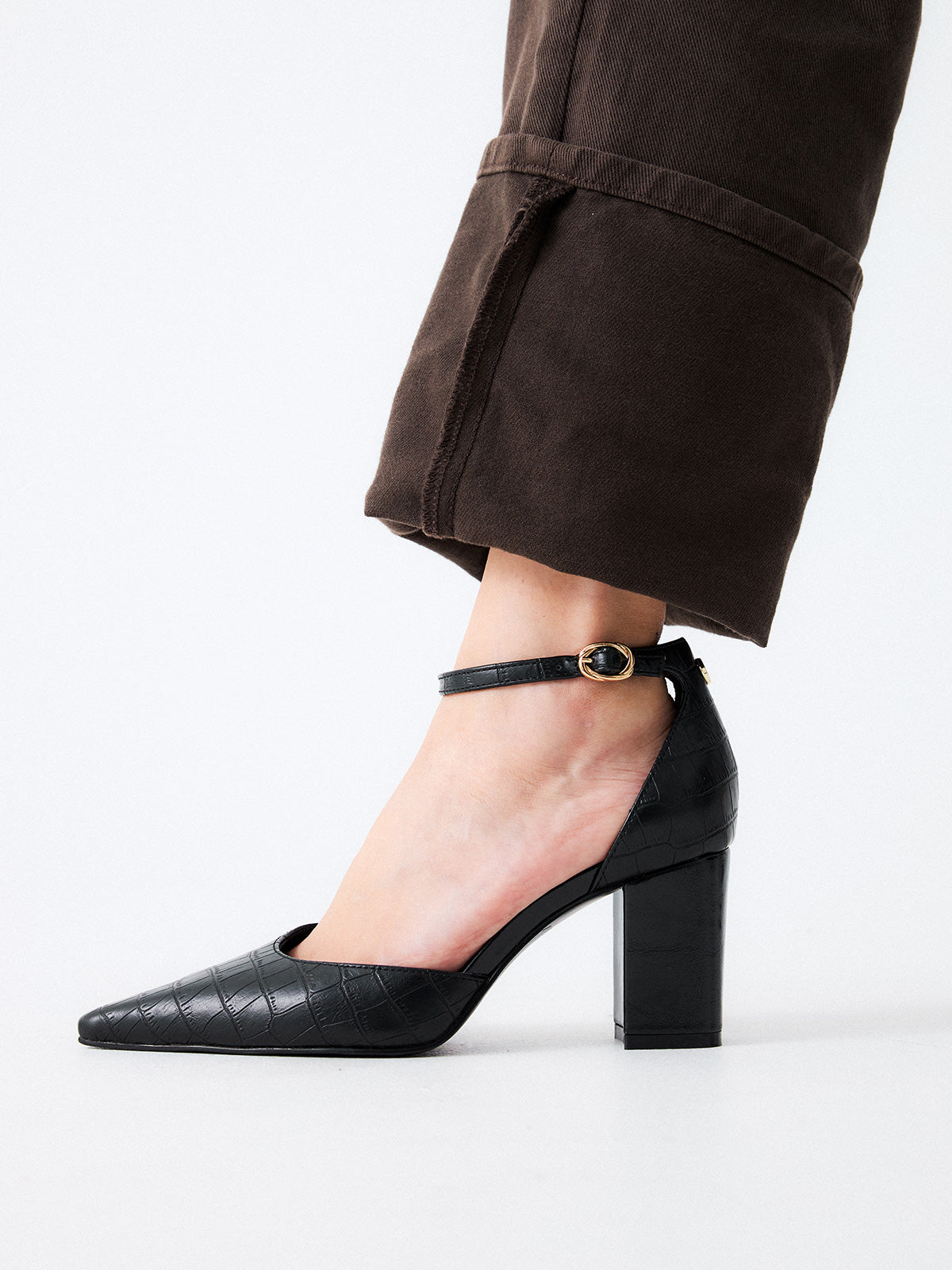 VIENA-253 CROCO BLACK