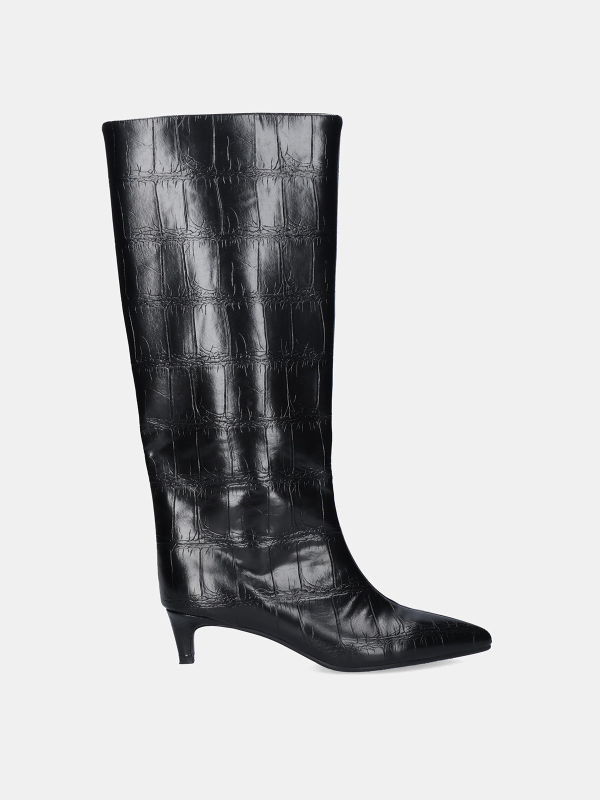 W0955-R7978 CROCO BLACK