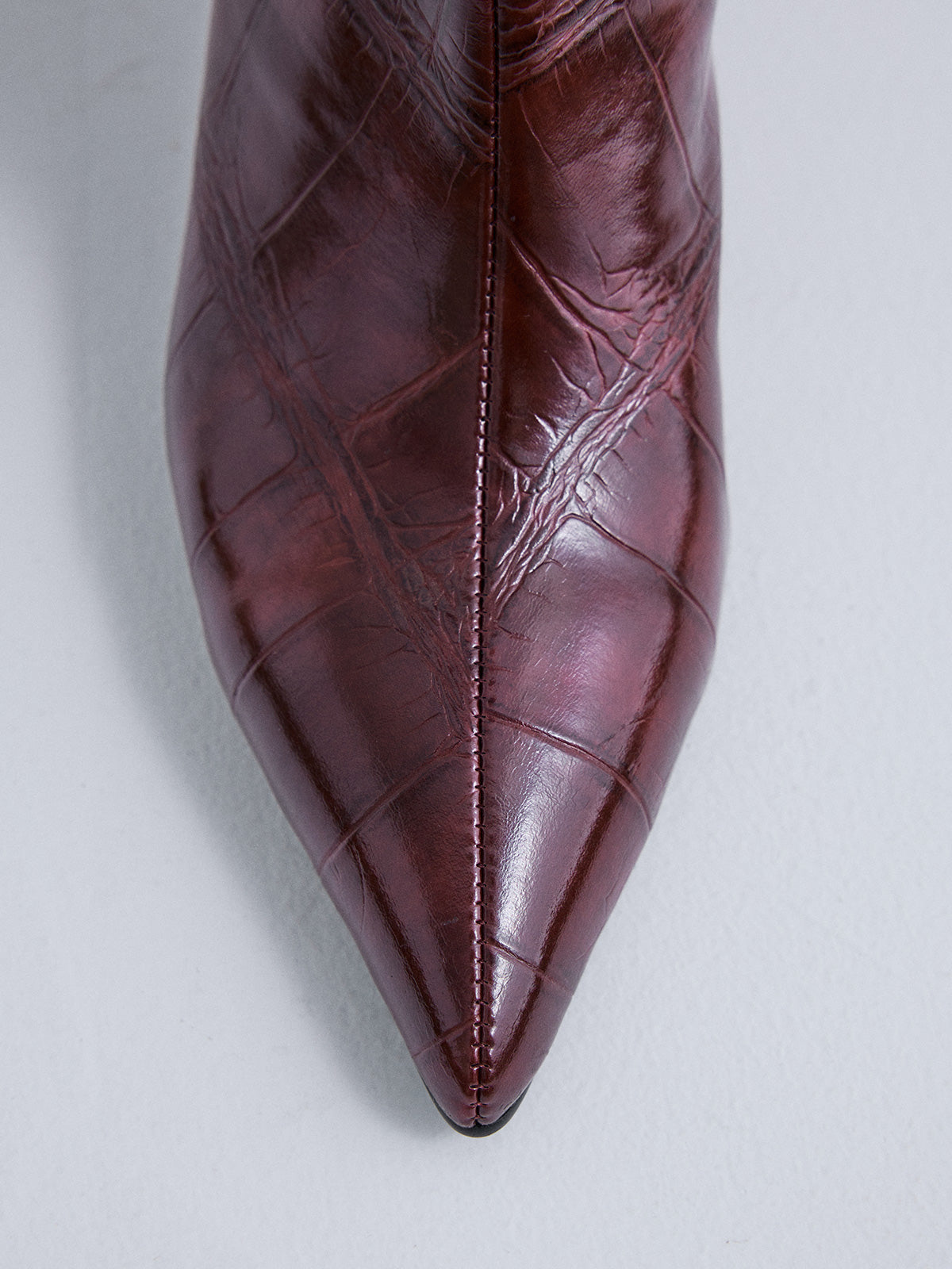 W0955-R7978 CROCO BORDEAUX