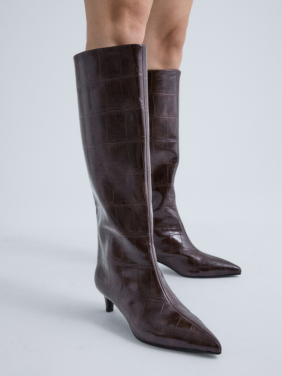 W0955-R7978 CROCO BROWN