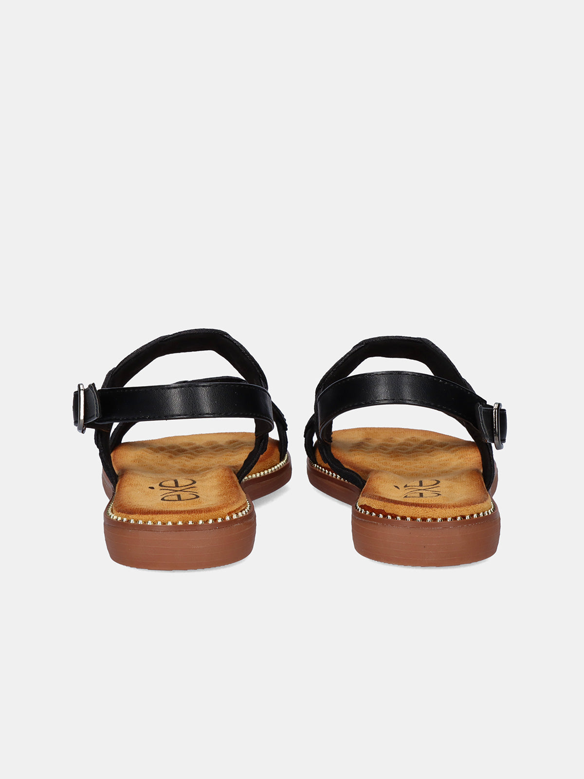 SANDALIA PLANA ZF1982-F8 BLACK – Exé Shoes