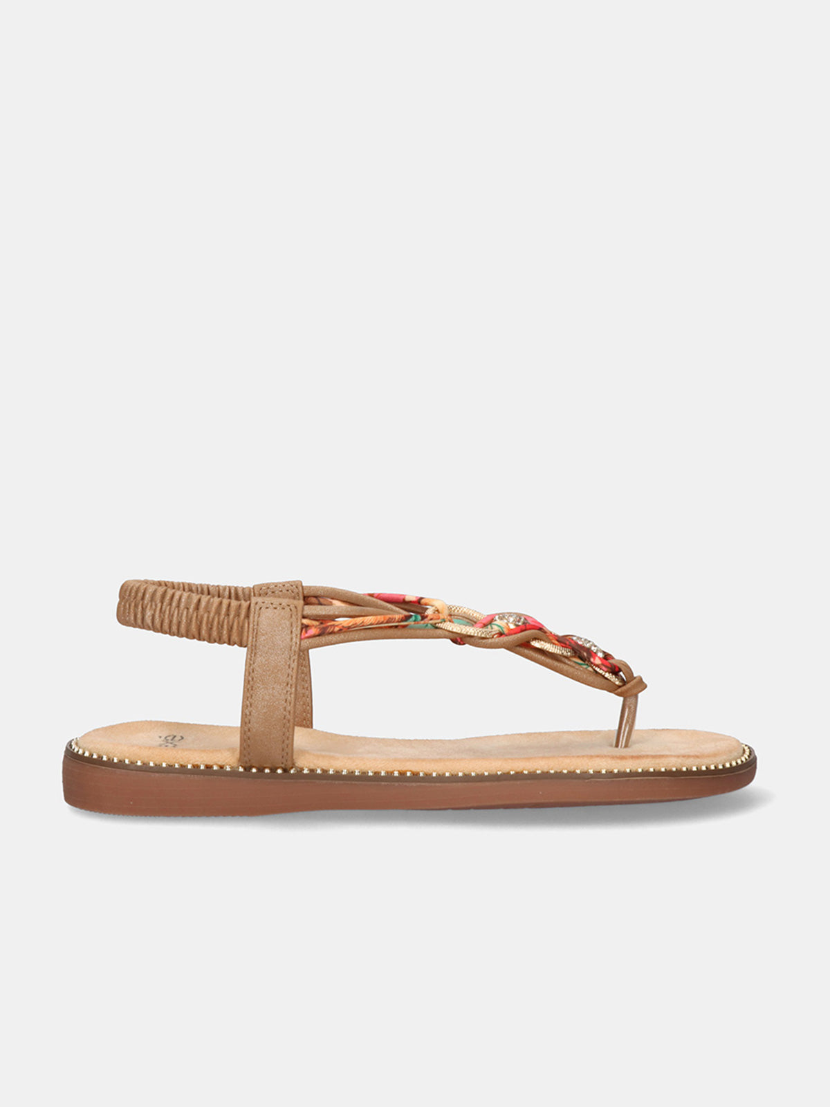 SANDALIA PLANA EXÉ ZF1982-RR2 CAMEL – Exé Shoes