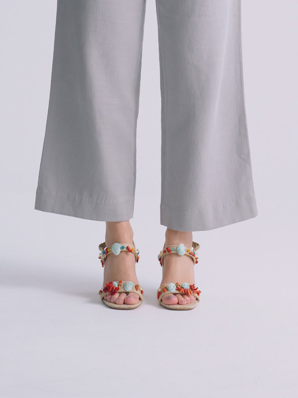 CAROL-515 RAFFIA BEIGE RED