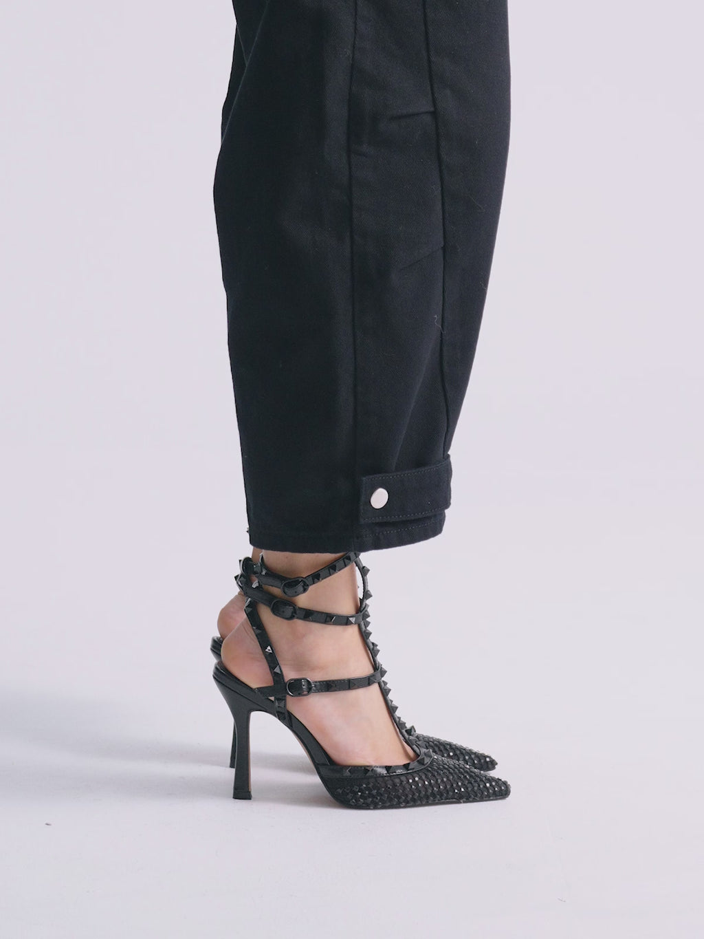 ANGELIA-716 STRASS BLACK