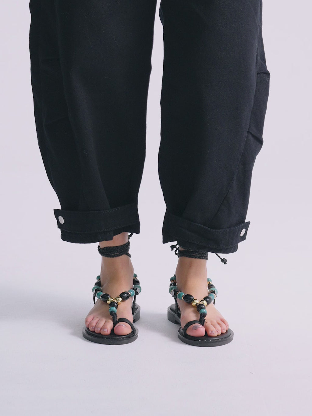 608 ITHAKI LEATHER BLACK