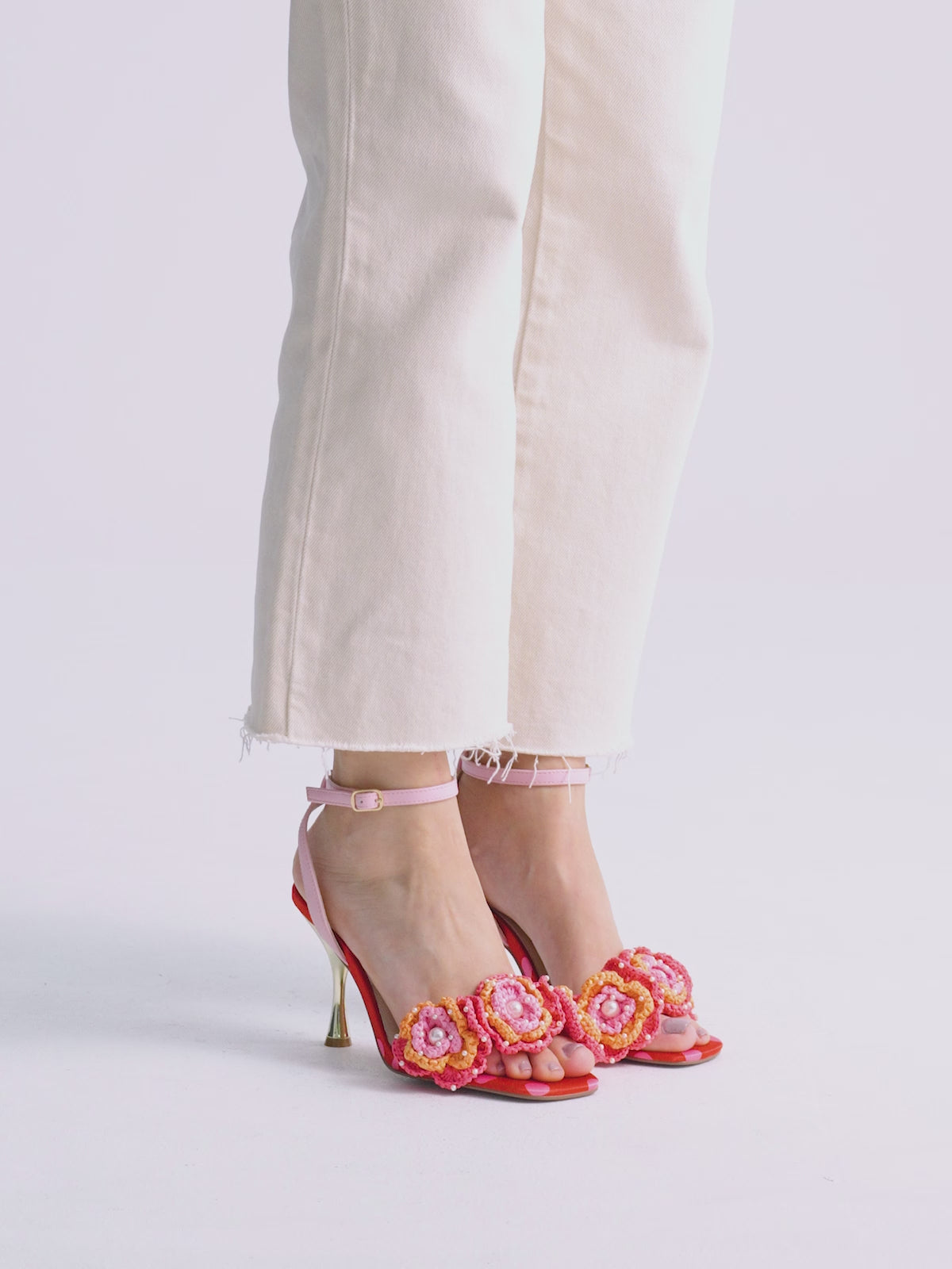 ANITA-116 FLOWER RED PINK