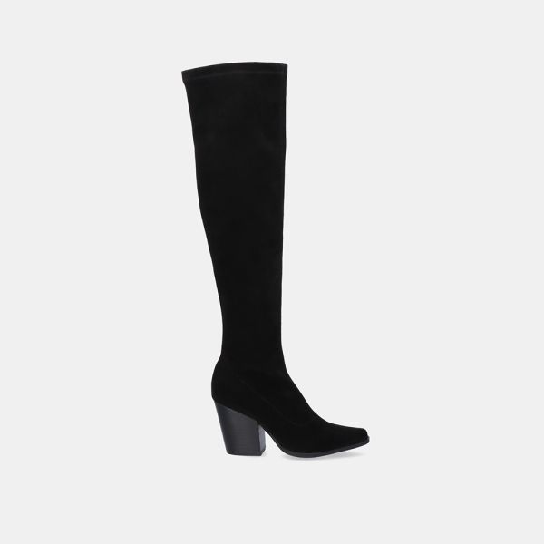 HIGH BOOT MICROFIBER ARIZONA-311 BLACK