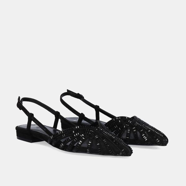 SANDAL KENDAL-244 STRASS BLACK