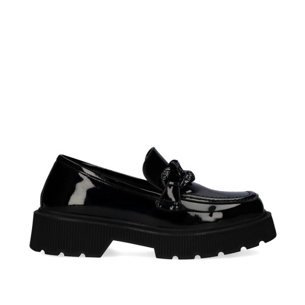 PATENT LEATHER MOCCASIN PB6265-T7 IN BLACK