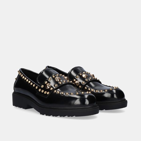 LOAFER EXÉ SALINA-601 BLACK GOLD