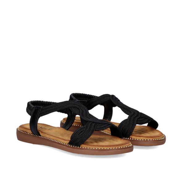 FLAT SANDAL ZF1882-F6 BLACK